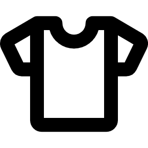 T Shirt Bold Icon from Phosphor Bold Set