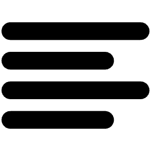 Text Align Left Bold Icon from Phosphor Bold Set