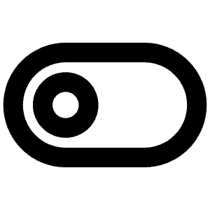 Toggle Left Bold Icon from Phosphor Bold Set