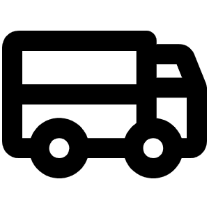 Truck Bold Icon from Phosphor Bold Set