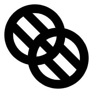 Unite Bold Icon from Phosphor Bold Set