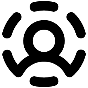 User Circle Dashed Bold Icon from Phosphor Bold Set