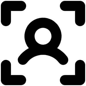 User Focus Bold Icon from Phosphor Bold Set