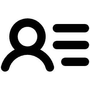 User List Bold Icon from Phosphor Bold Set