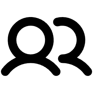 Users Bold Icon from Phosphor Bold Set