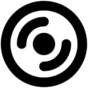 Vinyl Record Bold Icon from Phosphor Bold Set
