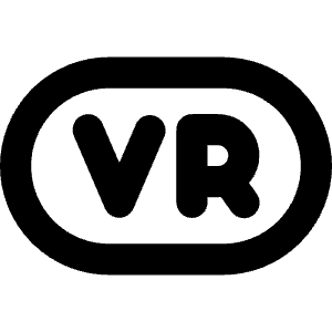 Virtual Reality Bold Icon from Phosphor Bold Set