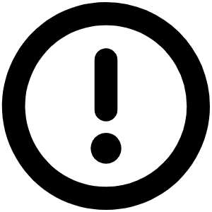 Warning Circle Bold Icon from Phosphor Bold Set