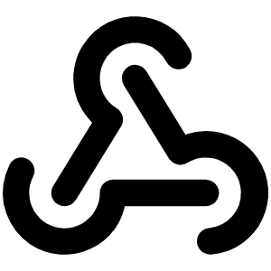 Webhooks Logo Bold Icon from Phosphor Bold Set