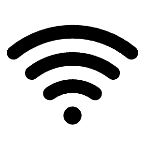 Wifi High Bold Icon from Phosphor Bold Set
