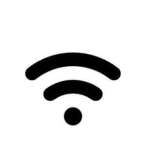 Wifi Medium Bold Icon from Phosphor Bold Set