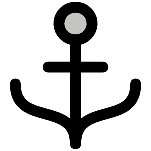 Anchor Duotone Icon from Phosphor Duotone Set