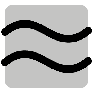 Approximate Equals Duotone Icon from Phosphor Duotone Set