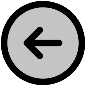 Arrow Circle Left Duotone Icon from Phosphor Duotone Set