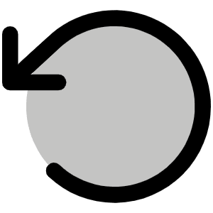 Arrow Counter Clockwise Duotone Icon from Phosphor Duotone Set