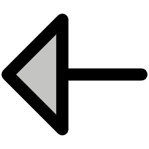 Arrow Left Duotone Icon from Phosphor Duotone Set