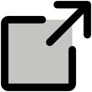 Arrow Square Out Duotone Icon from Phosphor Duotone Set