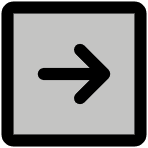 Arrow Square Right Duotone Icon from Phosphor Duotone Set