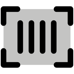Barcode Duotone Icon from Phosphor Duotone Set