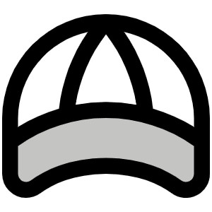 Baseball Cap Duotone Icon from Phosphor Duotone Set