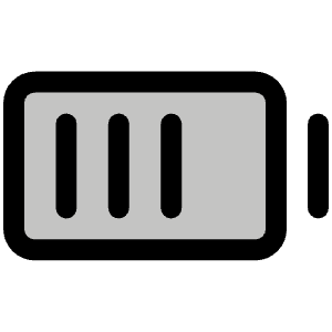 Battery High Duotone Icon from Phosphor Duotone Set