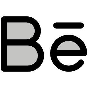 Behance Logo Duotone Icon from Phosphor Duotone Set