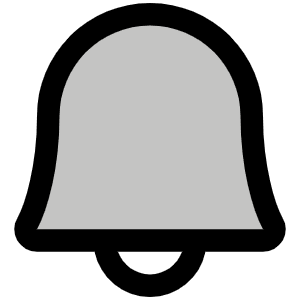 Bell Duotone Icon from Phosphor Duotone Set