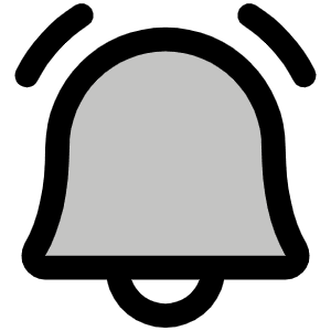 Bell Ringing Duotone Icon from Phosphor Duotone Set