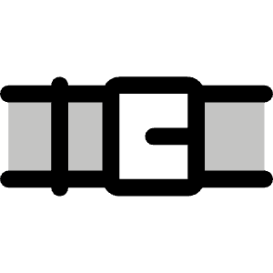 Belt Duotone Icon from Phosphor Duotone Set