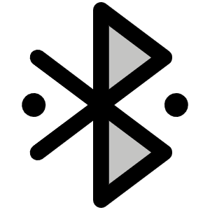 Bluetooth Connected Duotone Icon from Phosphor Duotone Set