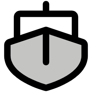 Boat Duotone Icon from Phosphor Duotone Set