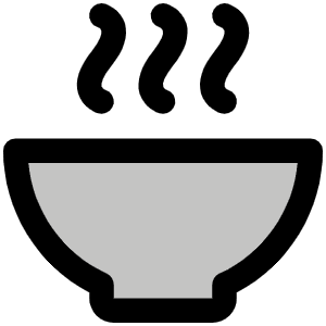 Bowl Steam Duotone Icon from Phosphor Duotone Set