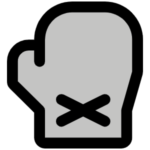 Boxing Glove Duotone Icon from Phosphor Duotone Set