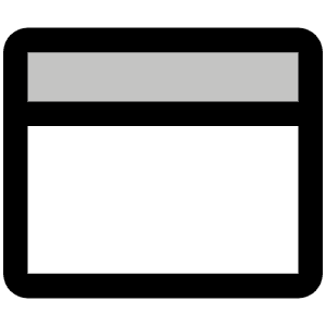 Browser Duotone Icon from Phosphor Duotone Set