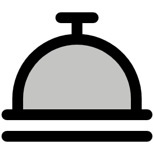 Call Bell Duotone Icon from Phosphor Duotone Set