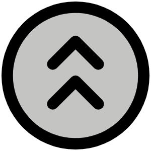 Caret Circle Double Up Duotone Icon from Phosphor Duotone Set