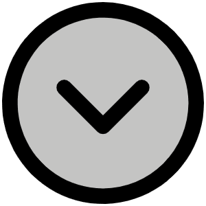 Caret Circle Down Duotone Icon from Phosphor Duotone Set