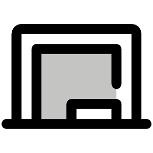 Chalkboard Duotone Icon from Phosphor Duotone Set