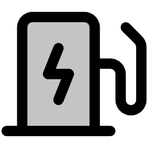 Charging Station Duotone Icon from Phosphor Duotone Set