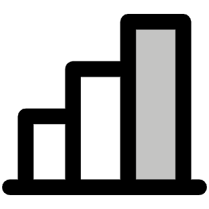 Chart Bar Duotone Icon from Phosphor Duotone Set