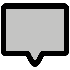 Chat Centered Duotone Icon from Phosphor Duotone Set