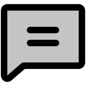 Chat Text Duotone Icon from Phosphor Duotone Set