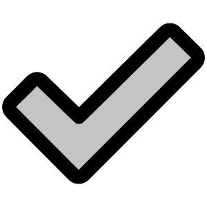 Check Fat Duotone Icon from Phosphor Duotone Set