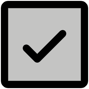 Check Square Duotone Icon from Phosphor Duotone Set