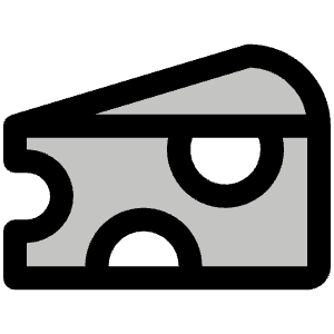 Cheese Duotone Icon from Phosphor Duotone Set