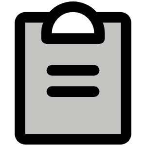 Clipboard Text Duotone Icon from Phosphor Duotone Set