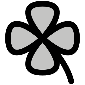 Clover Duotone Icon from Phosphor Duotone Set