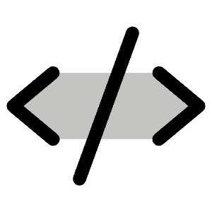 Code Duotone Icon from Phosphor Duotone Set
