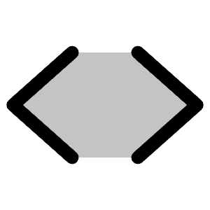Code Simple Duotone Icon from Phosphor Duotone Set