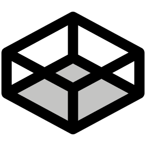 Codepen Logo Duotone Icon from Phosphor Duotone Set
